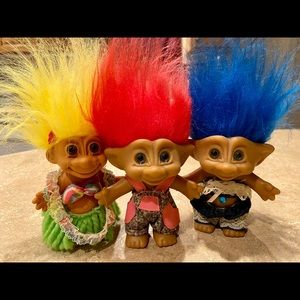 COPY - Vintage troll dolls